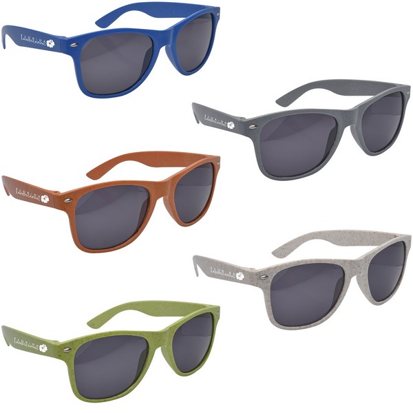GH6272 Wheat Malibu Sunglasses With Custom Imprint